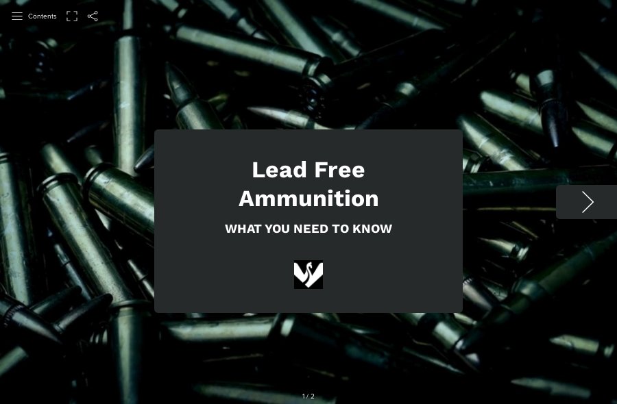 Lead Ammunition Ban What you need to know